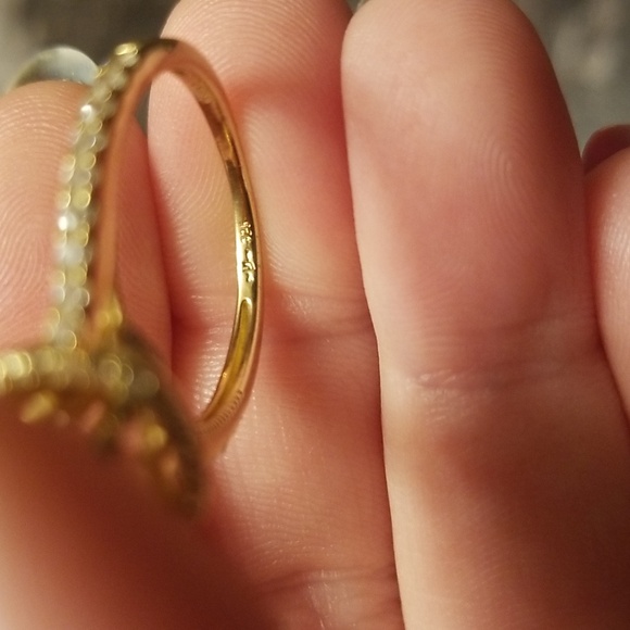 Vera Wang engagement/wedding ring 925 diamond simulate - Picture 7 of 7